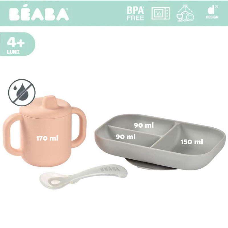 Beaba set de masa silicon cu cana 8m+