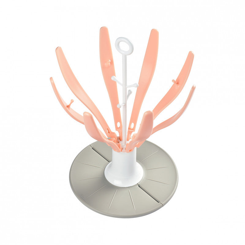Beaba uscator biberoane pliabil Floare 0m+, Pink B911652 01