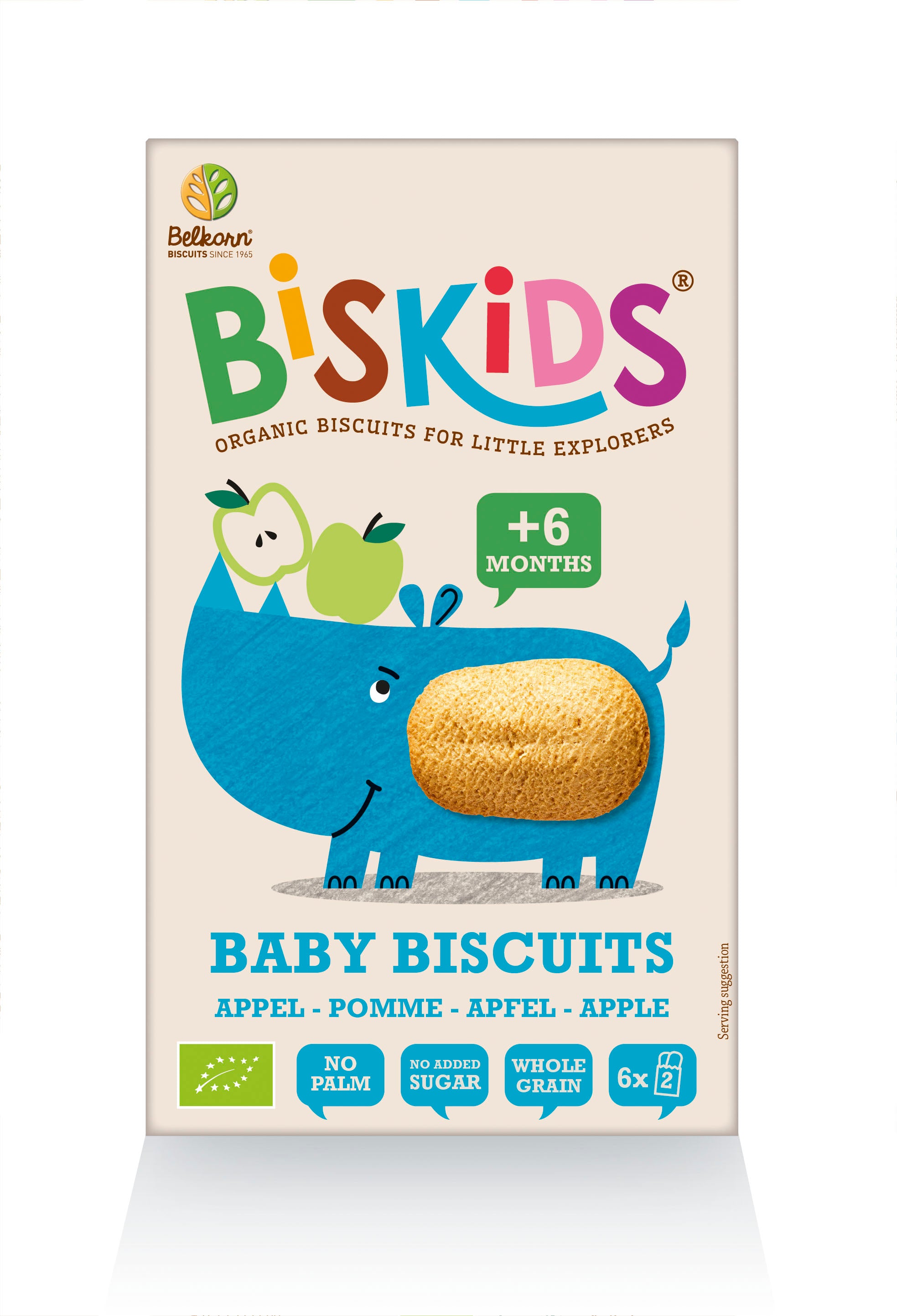 Belkorn biscuiti pentru copii Bio BISkids fara zahar 6m+, 150 g 01
