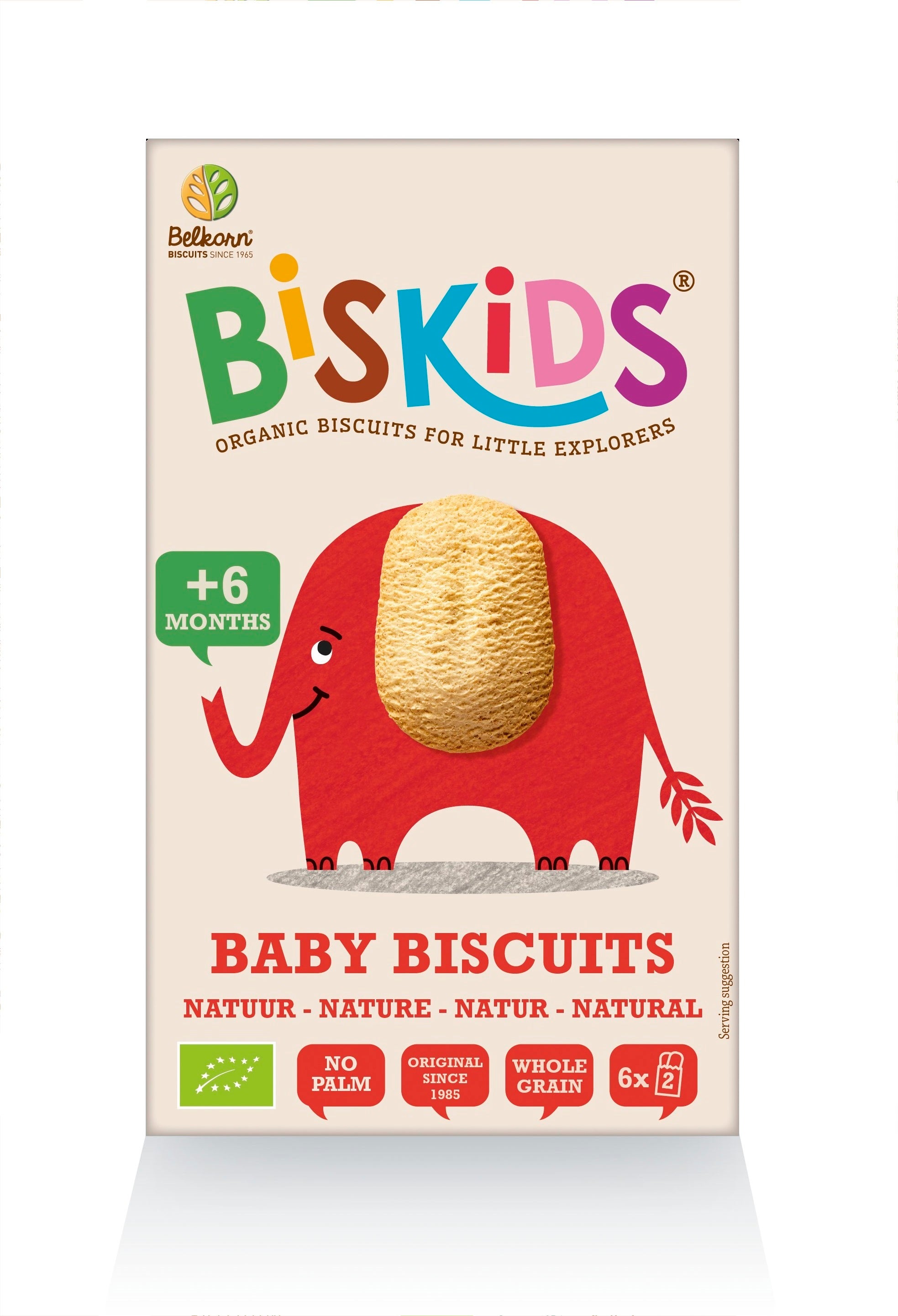 Belkorn biscuiti pentru copii BISKIDS natur 6m+, 120 g 