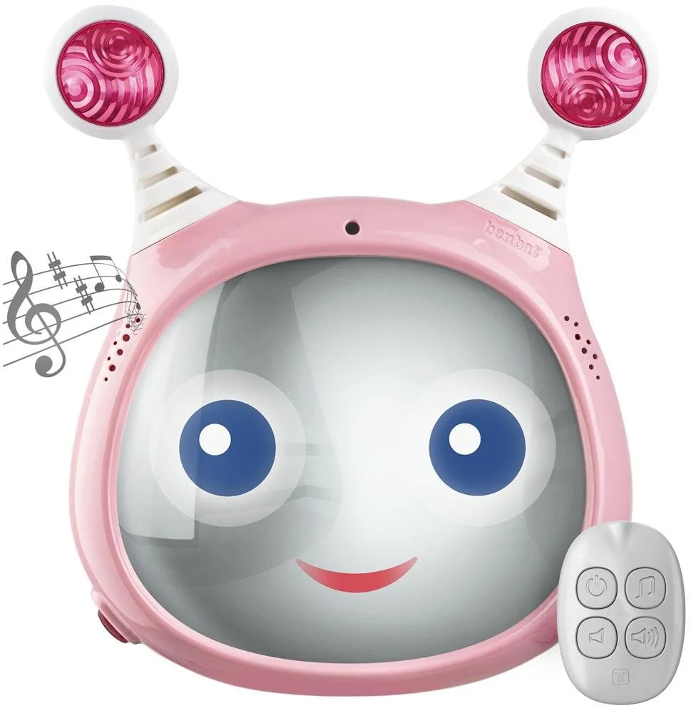 Benbat oglinda auto OLY muzicala si interactiva cu telecomanda 0m+ Pink