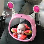 Benbat oglinda auto OLY muzicala si interactiva cu telecomanda 0m+ Pink