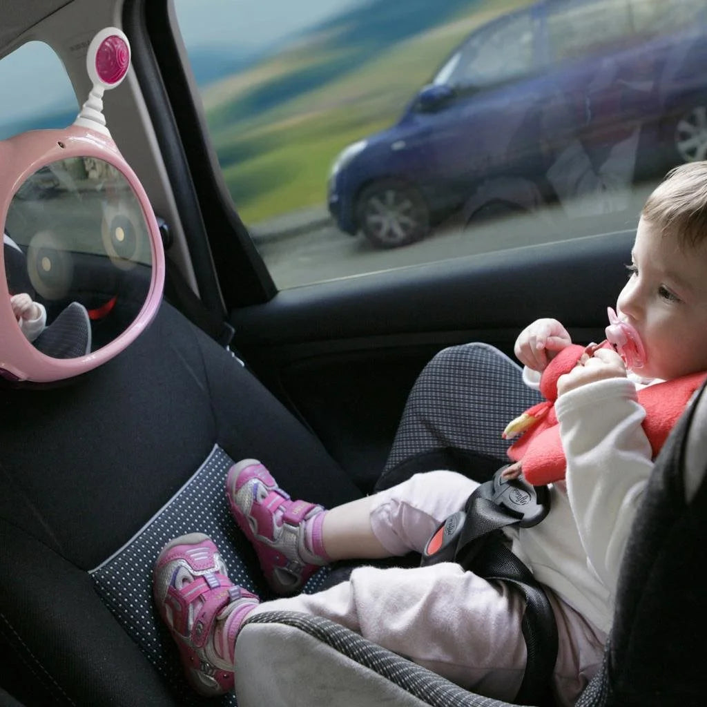 Benbat oglinda auto OLY muzicala si interactiva cu telecomanda 0m+ Pink