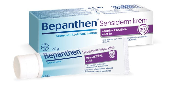 Bepanthen Sensiderm crema pentru calmarea mancarimii si iritatiilor 0m+ 20 g Imagine principală a produsului