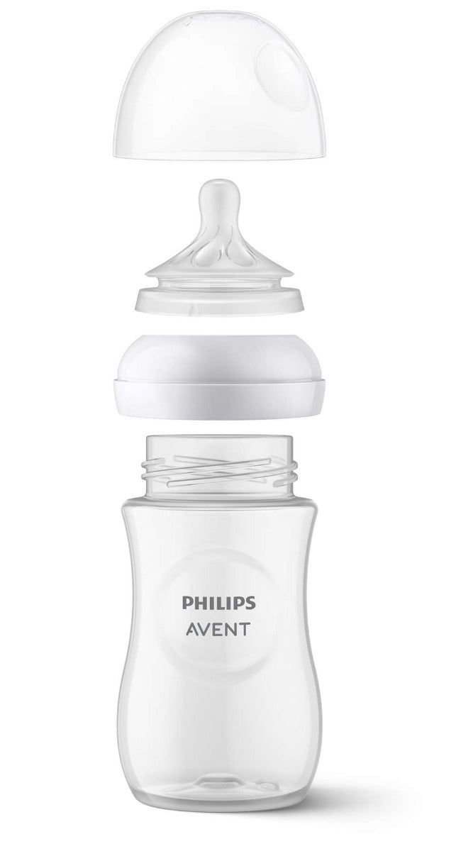 Philips Avent biberon 260 ml cu 3 picaturi Natural Response 1m+