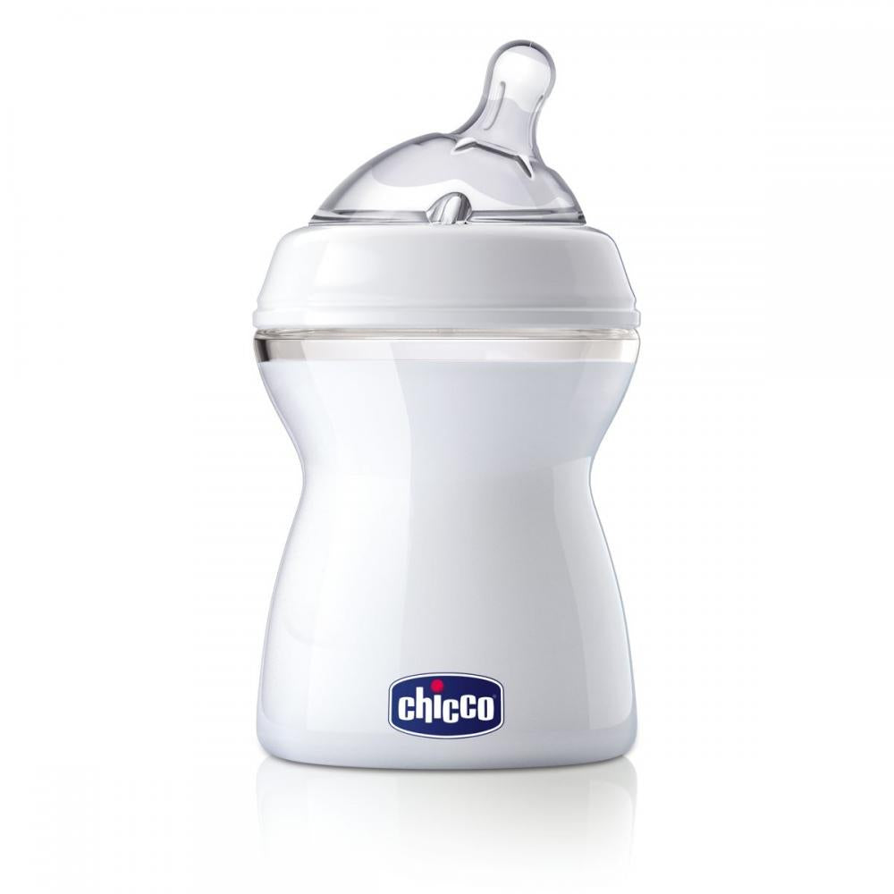 Chicco biberon Natural Feeling cu tetina silicon flux mediu 0 luni+ 250 ml 01 Imagine principală a produsului