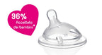 Chicco biberon Natural Feeling cu tetina silicon flux mediu 0 luni+ 250 ml 03