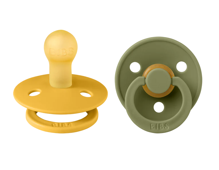 Bibs 2 suzete latex tip cherry Colour Collection 0-6 luni, Honey Bee/Olive Imagine principală a produsului