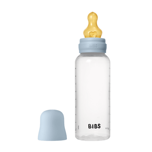 Bibs biberon anticolic 270 ml cu tetina latex 2m+ Baby Blue