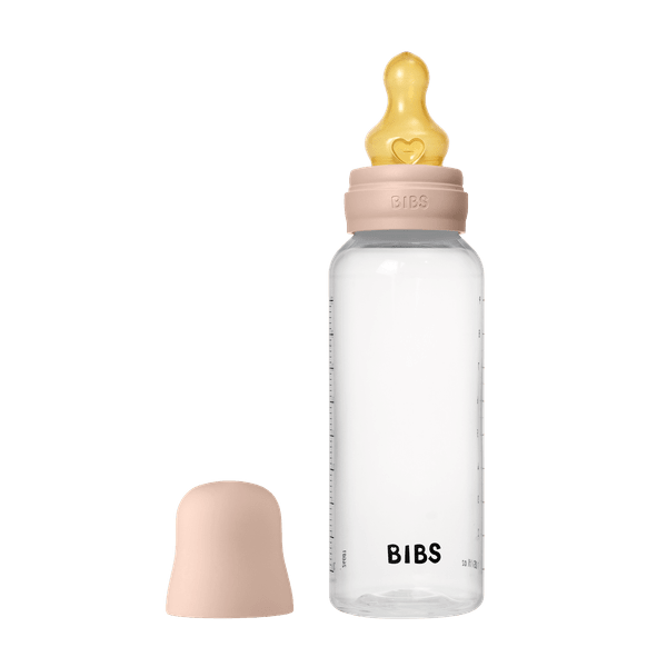 Bibs biberon anticolic 270 ml cu tetina latex 2m+ Blush Imagine principală a produsului