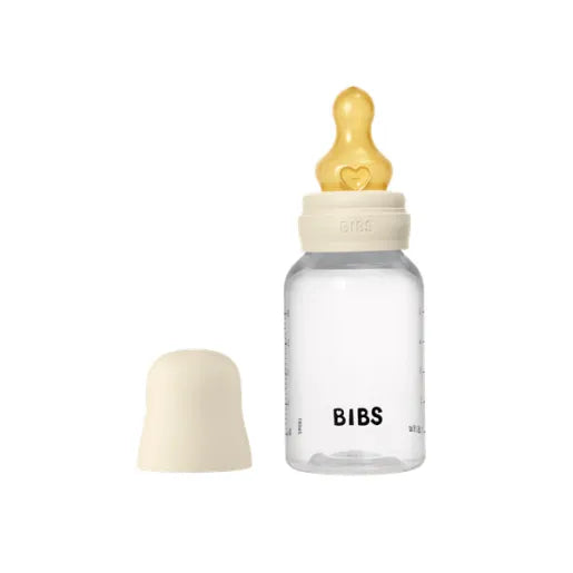 Bibs biberon anticolici 150 ml cu teina latex 1 picatura 0m+ Ivory Imagine principală a produsului