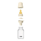 Bibs biberon anticolici 150 ml cu teina latex 1 picatura 0m+ Ivory