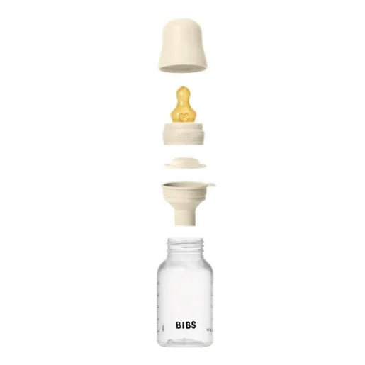 Bibs biberon anticolici 150 ml cu teina latex 1 picatura 0m+ Ivory