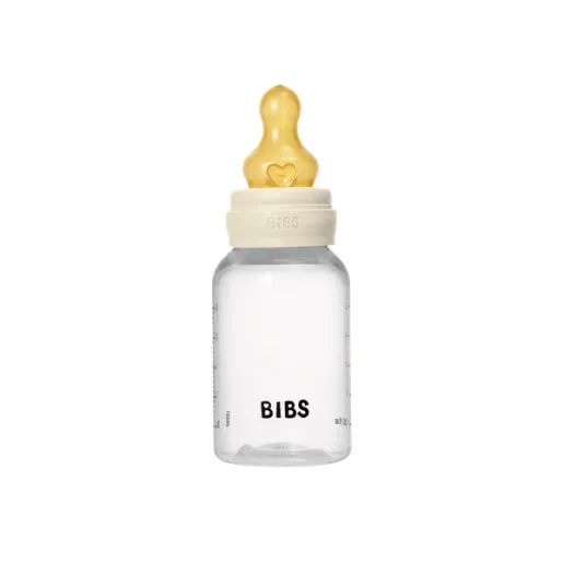 Bibs biberon anticolici 150 ml cu teina latex 1 picatura 0m+ Ivory