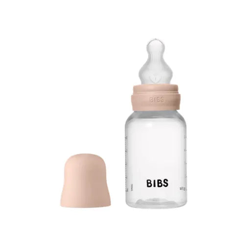 Bibs biberon anticolici 150 ml cu teina silicon 1 picatura 0m+ Blush Imagine principală a produsului