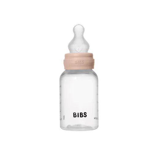 Bibs biberon anticolici 150 ml cu teina silicon 1 picatura 0m+ Blush