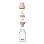 Bibs biberon anticolici 150 ml cu teina silicon 1 picatura 0m+ Blush