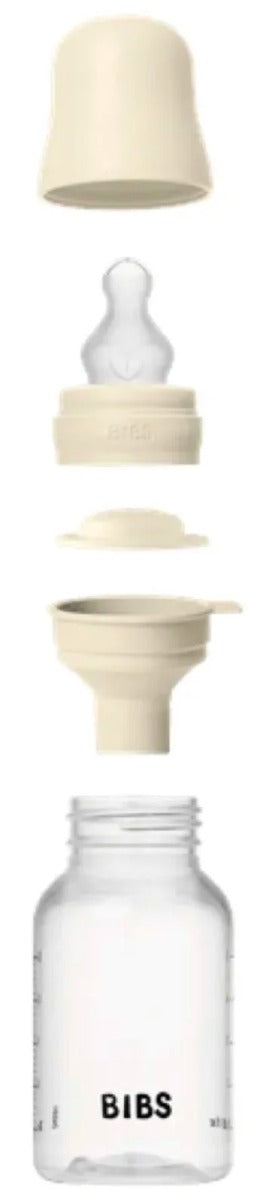 Bibs biberon anticolici 150 ml cu teina silicon 1 picatura 0m+ Ivory