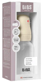 Bibs biberon anticolici 150 ml cu teina silicon 1 picatura 0m+ Ivory