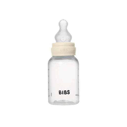 Bibs biberon anticolici 150 ml cu teina silicon 1 picatura 0m+ Ivory