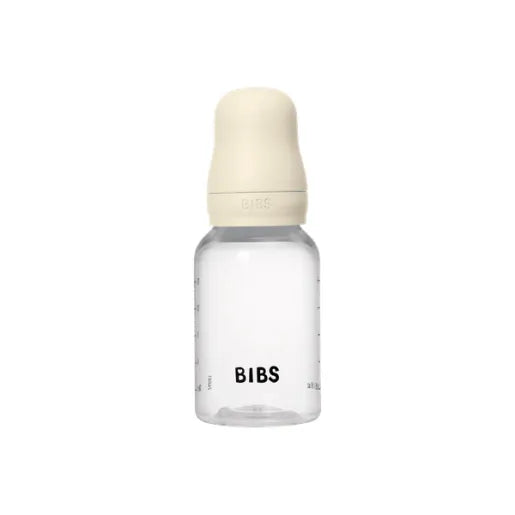 Bibs biberon anticolici 150 ml cu teina silicon 1 picatura 0m+ Ivory