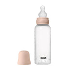 Bibs biberon anticolici 270 ml cu teina silicon 2 picaturi 2m+ Blush
