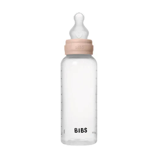 Bibs biberon anticolici 270 ml cu teina silicon 2 picaturi 2m+ Blush