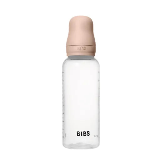 Bibs biberon anticolici 270 ml cu teina silicon 2 picaturi 2m+ Blush
