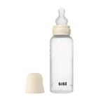 Bibs biberon anticolici 270 ml cu teina silicon 2 picaturi 2m+ Ivory
