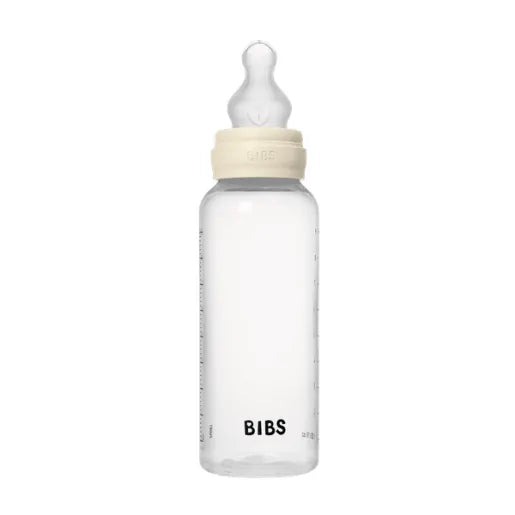 Bibs biberon anticolici 270 ml cu teina silicon 2 picaturi 2m+ Ivory