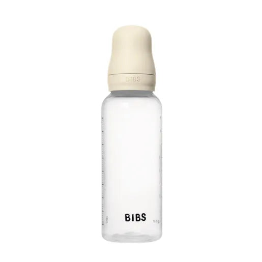 Bibs biberon anticolici 270 ml cu teina silicon 2 picaturi 2m+ Ivory