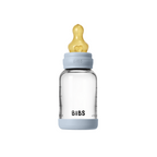 Bibs biberon sticla anticolici 120 ml cu teina latex flux lent 0m+ Baby Blue