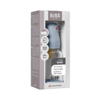 Bibs biberon sticla anticolici 120 ml cu teina latex flux lent 0m+ Baby Blue