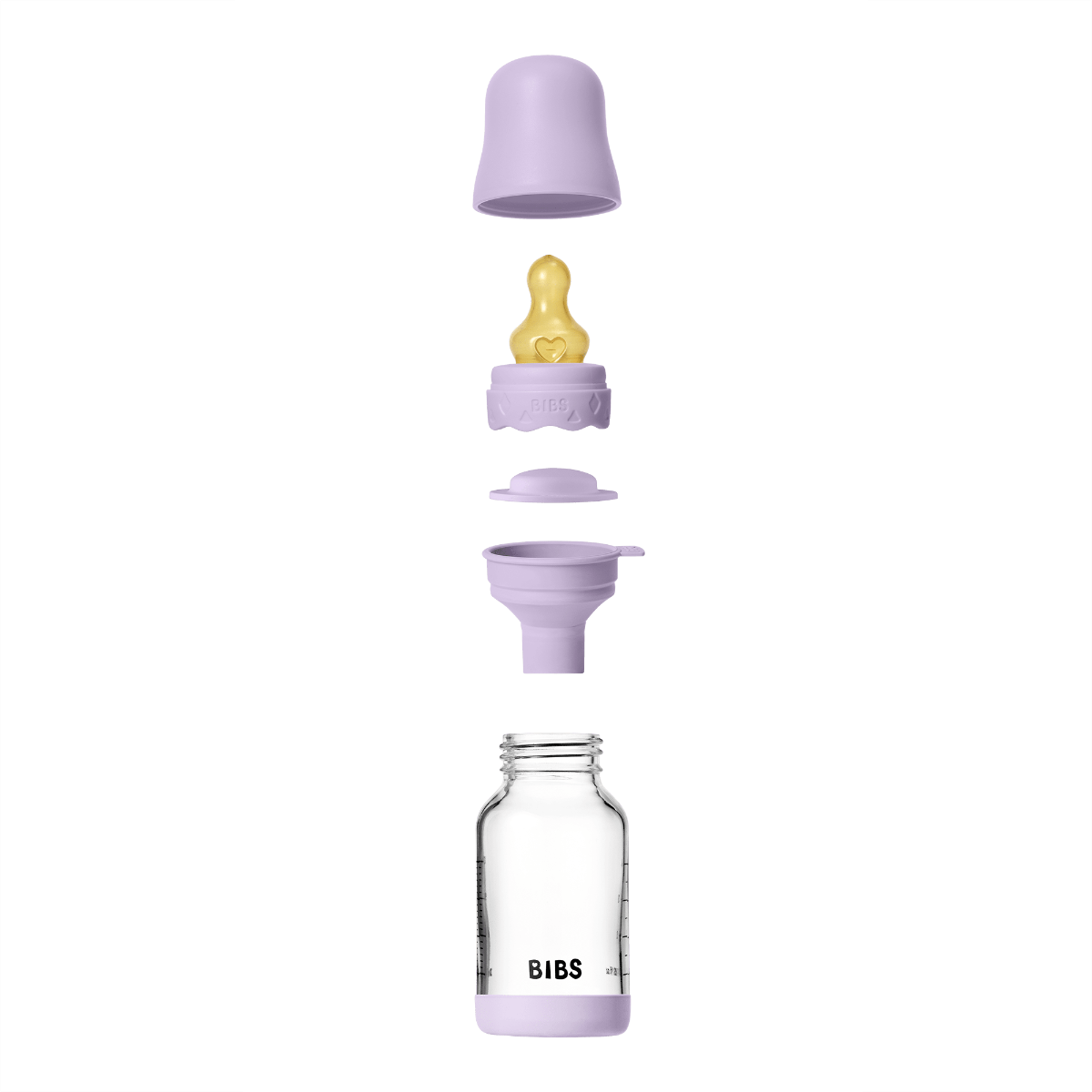 Bibs biberon sticla Boheme anticolici 120 ml cu teina latex flux lent 0m+ Violet Sky