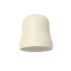 Bibs dispozitiv de hranire Baby Feeder cu 2 tetine din silicon 4m+ Ivory