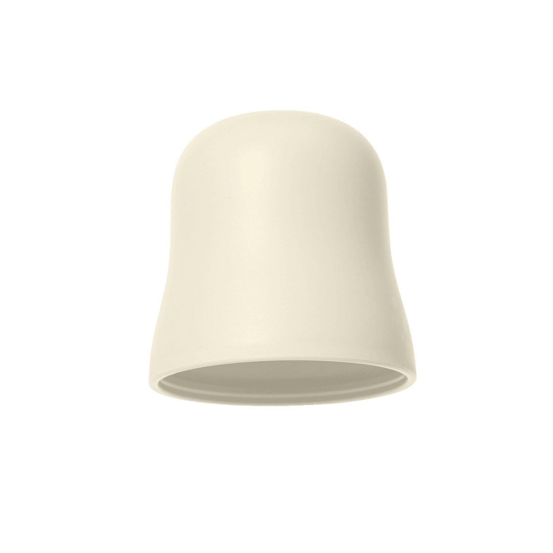 Bibs dispozitiv de hranire Baby Feeder cu 2 tetine din silicon 4m+ Ivory