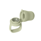 Bibs dispozitiv de hranire Baby Feeder cu 2 tetine din silicon 4m+ Sage