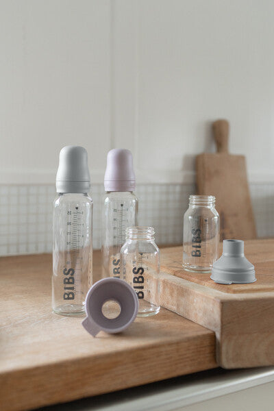 Bibs Kit pentru set complet biberon din sticla anticolici 0m+ Blush