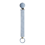 Bibs lant suzeta cu clip Ribbon 0m+ Dusty Blue