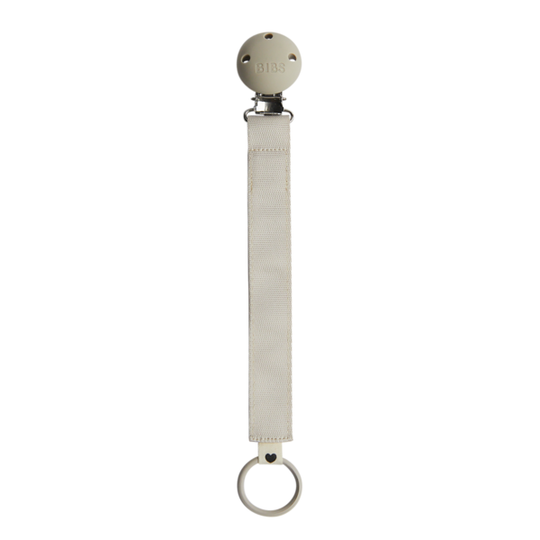 Bibs lant suzeta cu clip Ribbon 0m+ Sand