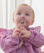 Bibs lant suzeta X LIBERTY 0m+ Eloise/Blush