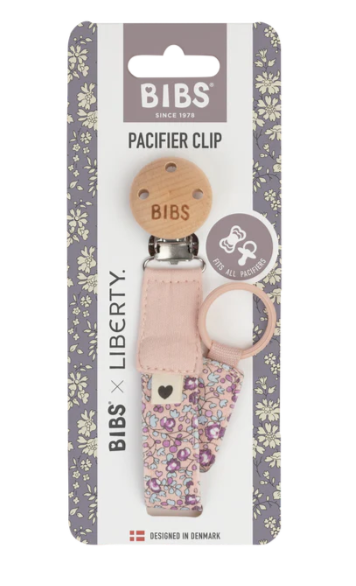 Bibs lant suzeta X LIBERTY 0m+ Eloise/Blush