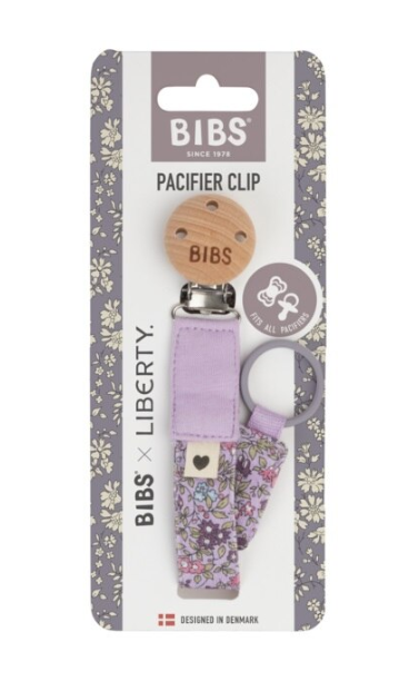 Bibs lant suzeta X LIBERTY 0m+ Eloise/Violet Sky