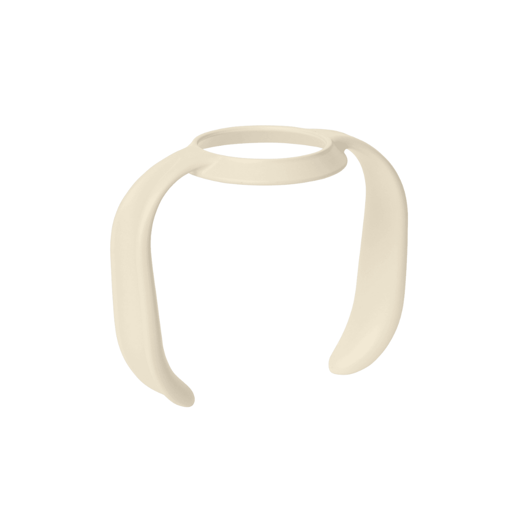 Bibs maner pentru biberon 6m+ Ivory