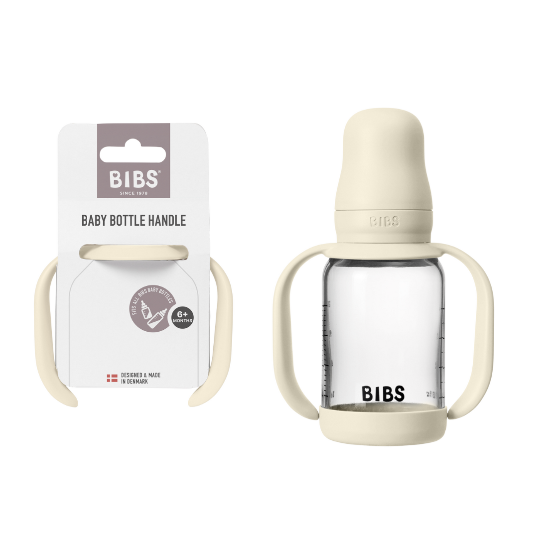 Bibs maner pentru biberon 6m+ Ivory