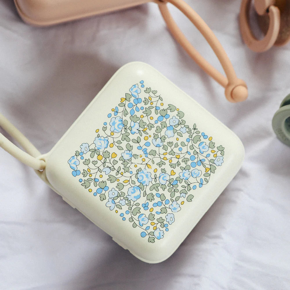 Bibs port suzeta 3in1 X LIBERTY Eloise 0m+ Ivory