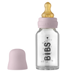Bibs set biberon sticla 110 ml tetina latex flux lent 0m+ Dusty Pink