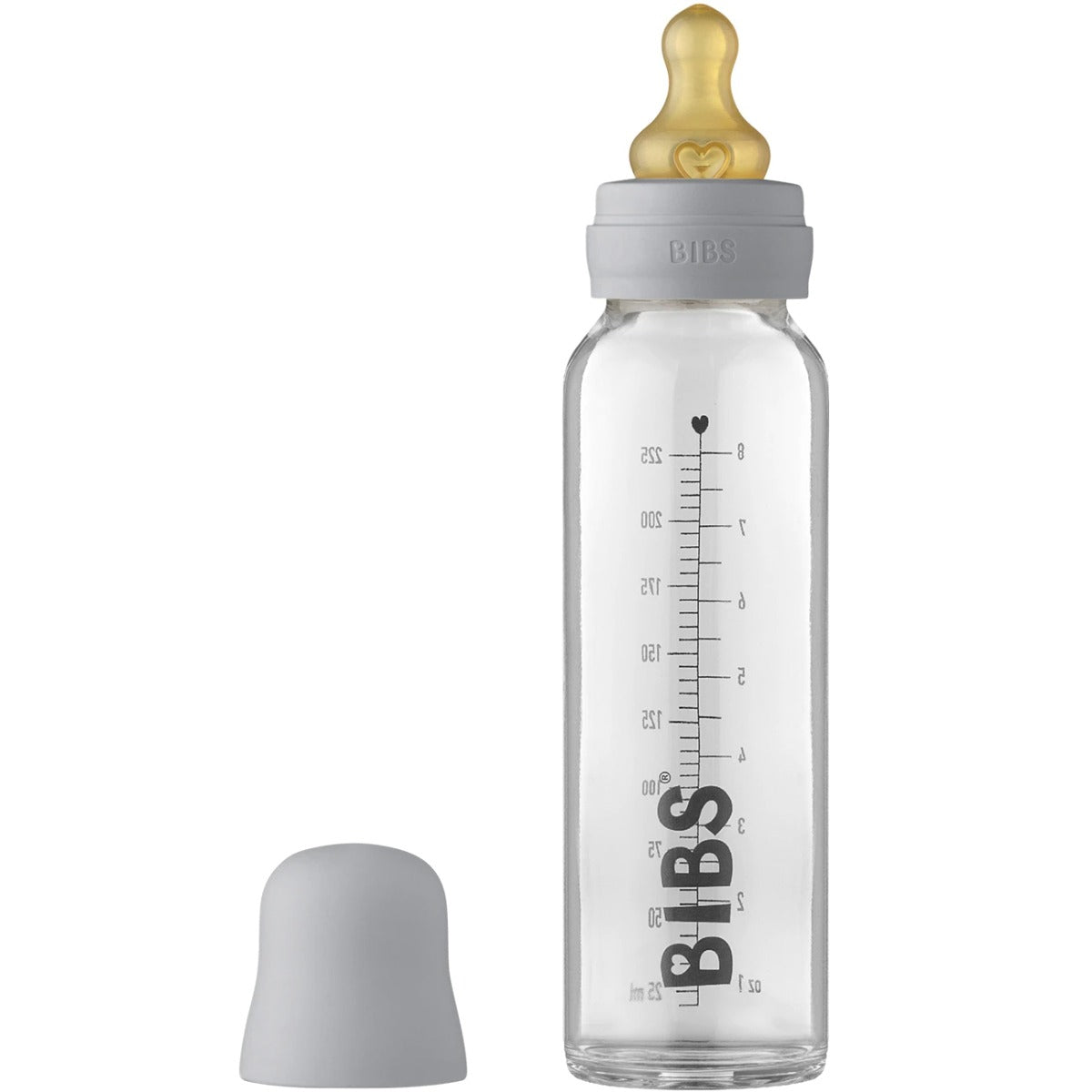 Bibs set biberon sticla 225 ml tetina latex flux lent 0m+, Cloud Imagine principală a produsului