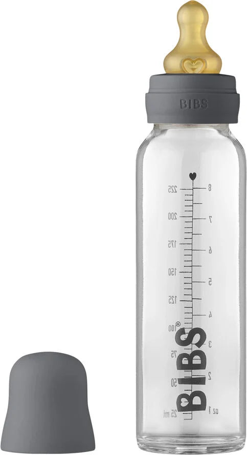 Bibs set biberon sticla 225 ml tetina latex flux lent 0m+, Iron