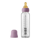 Bibs set biberon sticla 225 ml tetina latex flux lent 0m+, Mauve